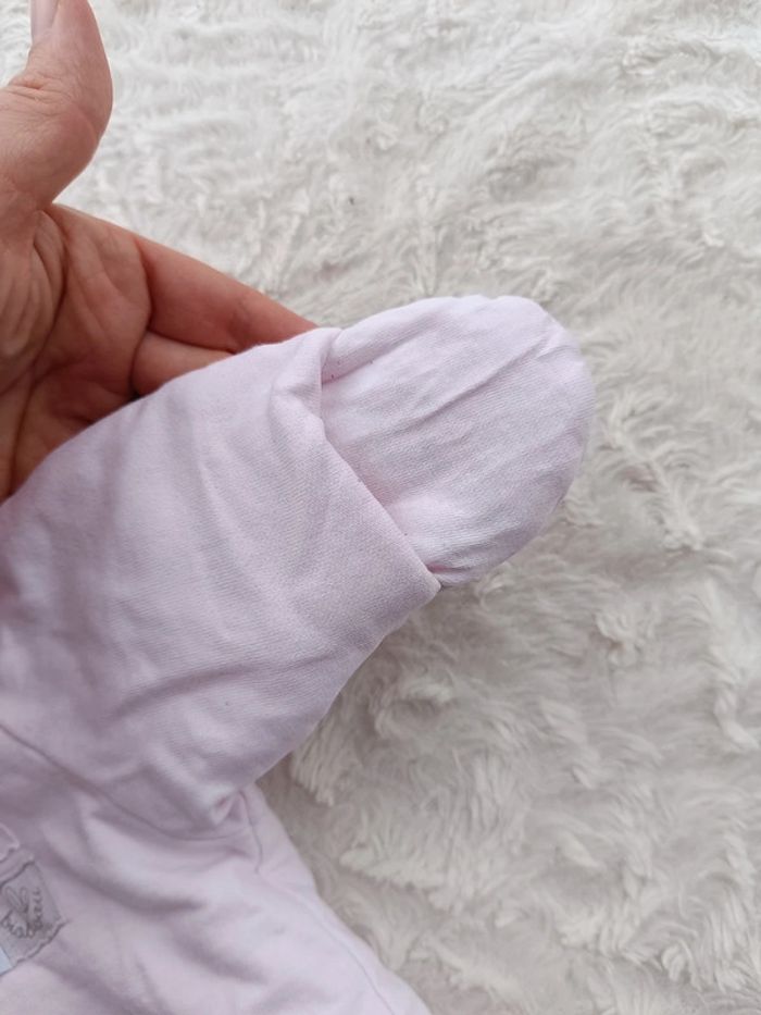 Manteau gilet veste avec capuche Fille 1/3 mois P'tit bisou - photo numéro 8