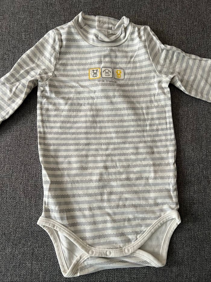 Lot de 2 bodies manches longues Okaidi bébé 23 mois - photo numéro 4