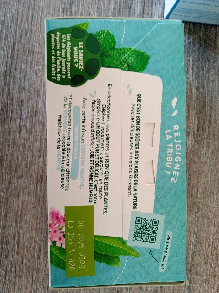 Lot de 6 boîtes d'infusions - photo numéro 2