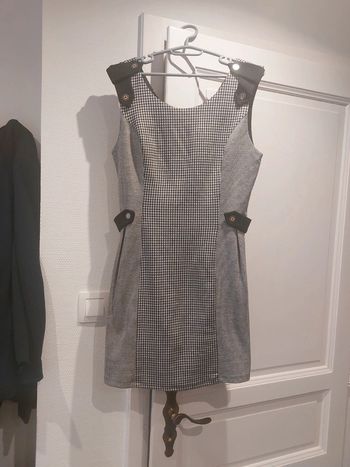 Robe sans manches Morgan Taille L / 40 noir et blanc pied de poule très bon état
