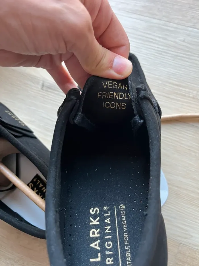 Clarks Wallabee Black Vegan Taille 43 - photo numéro 5