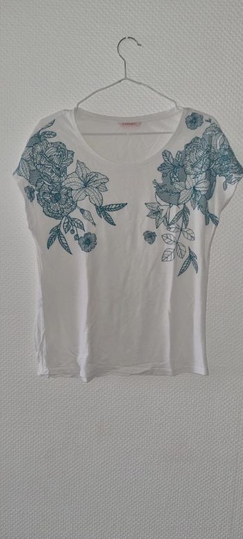 T-shirt à manches courtes taille 36 / S Camaïeu