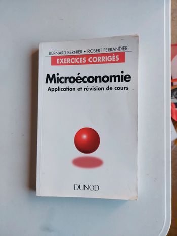 Microéconomie application et révision de cours