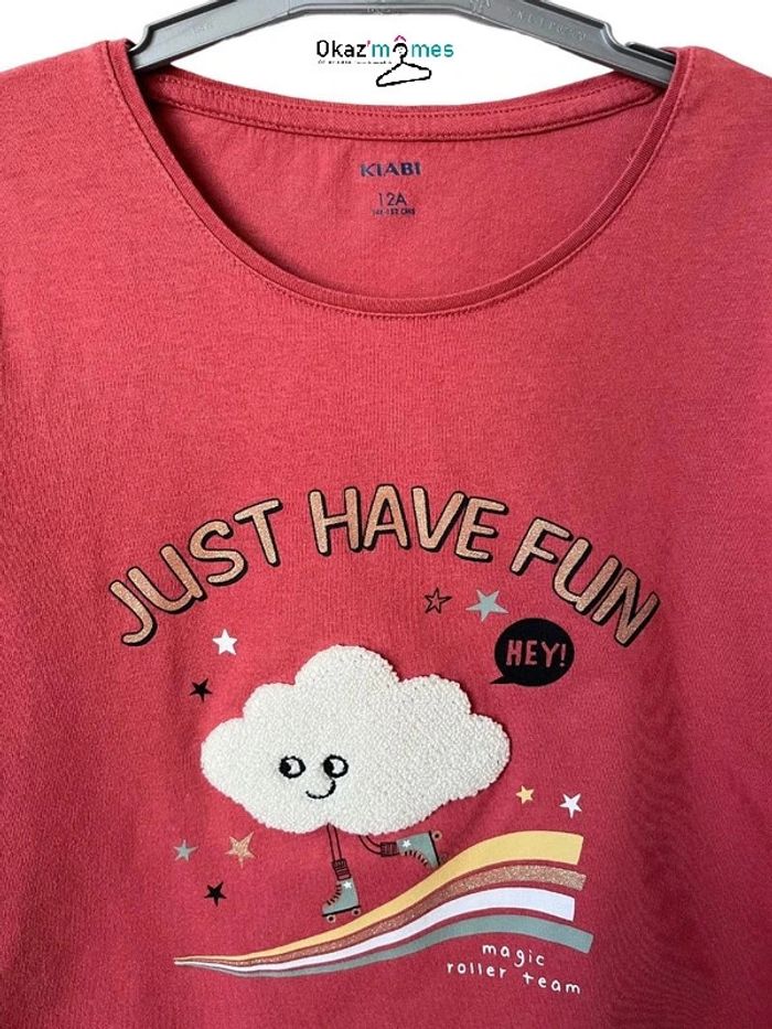 LOT de 3 T-shirts manches longues - Kiabi 12 ans fille - photo numéro 9