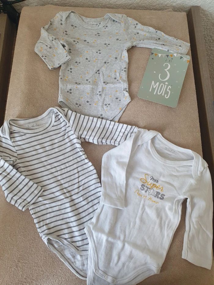 Lot de 3 bodies kimbaloo