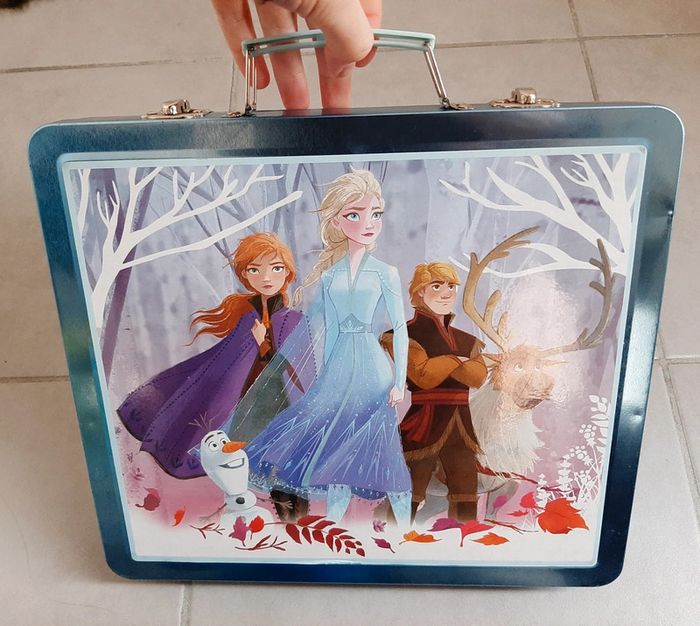 Valise en métal reine des neiges - photo numéro 2