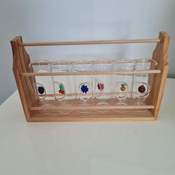 Très beau panier de verres