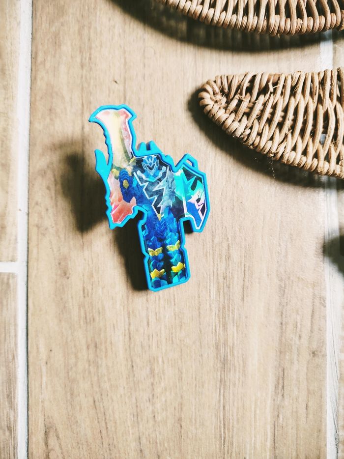 🙅Power rangers dino fury clé/keys du ranger bleu marque hasbro
