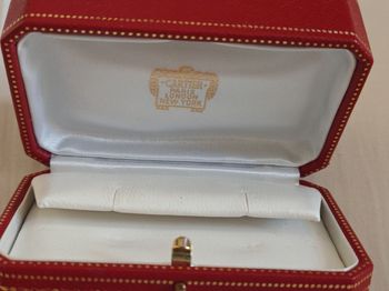 Étuis cartier boucles d'oreilles vintage 