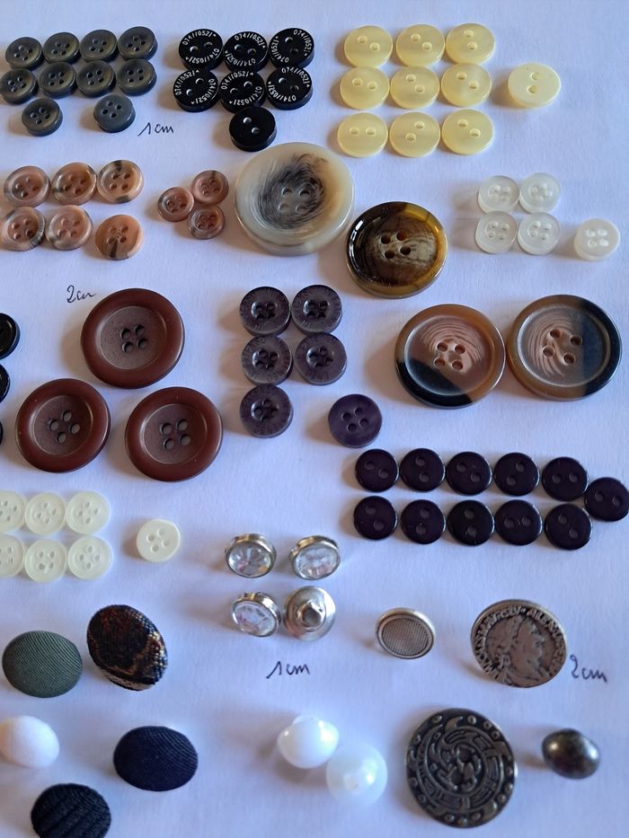 Lot de boutons de couture - photo numéro 5