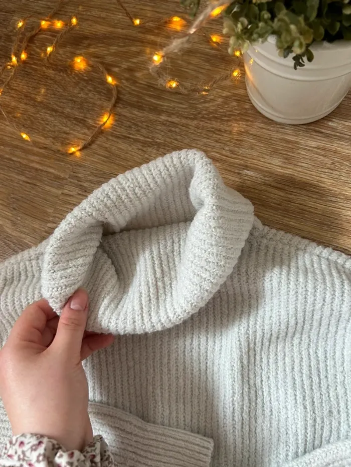 Pull blanc crop top - photo numéro 3