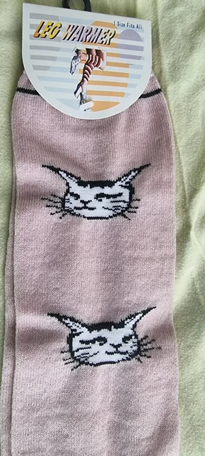 Guêtres motif chat chinois Neuves - photo numéro 2
