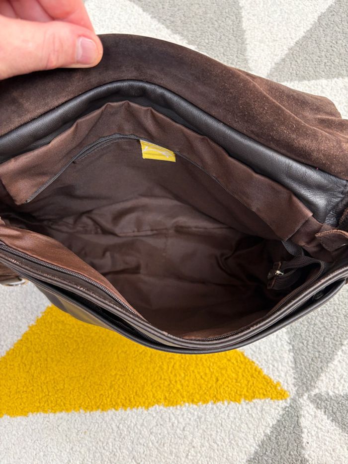 Sac à bandoulière Mandarina Duck | Marron | Taille 31 X 26 cm - photo numéro 4