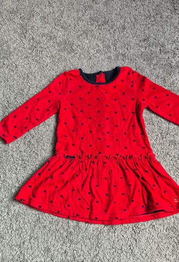 Robe Rouge Petit Bateau