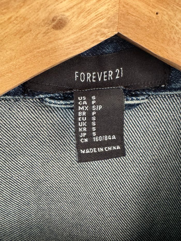 Veste en jeans forever21 femme 36 - photo numéro 4