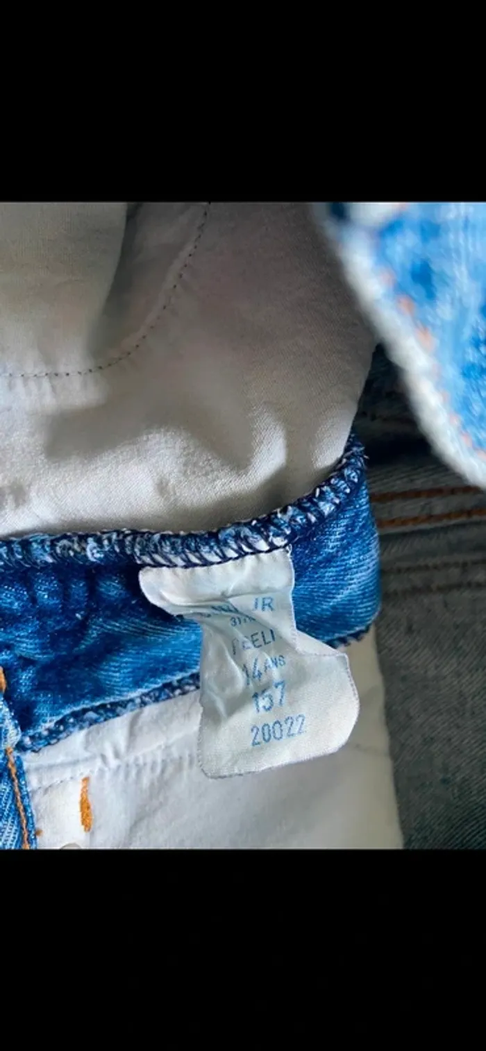 Jeans fille troué Chipie Années 2000 y2k Taille 13- 14 ans - photo numéro 6