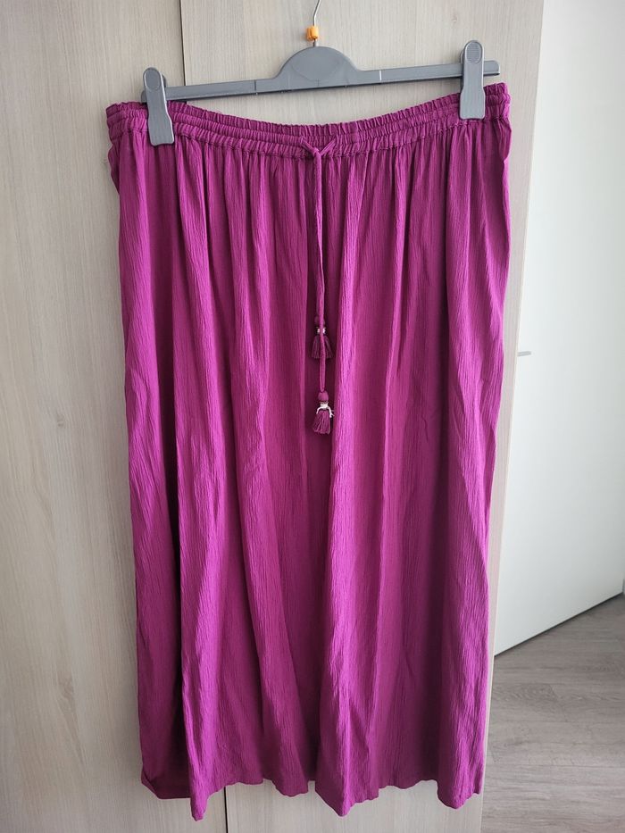 Jupe longue La Halle XL violet