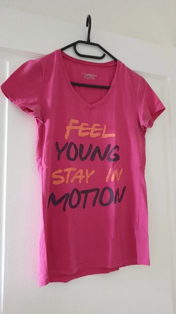 Tee-shirt sport femme taille 36 rose