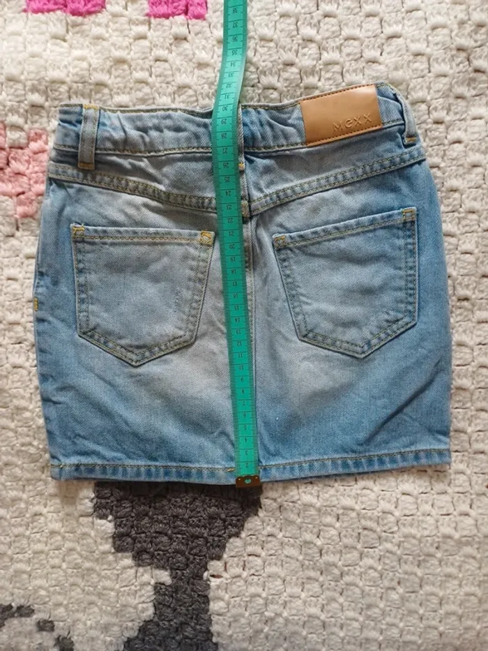 Jupe en jean taille réglable - photo numéro 5