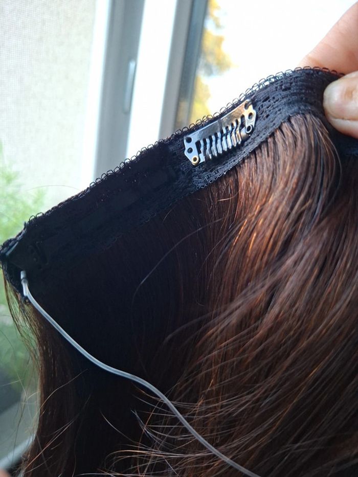 Extension de Cheveux a fil brun 30cm - photo numéro 6