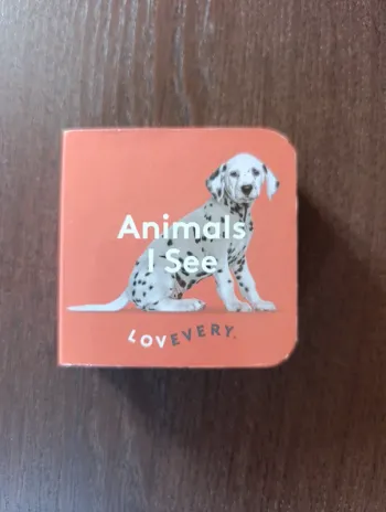 Lovevery mini livre les animaux que je vois