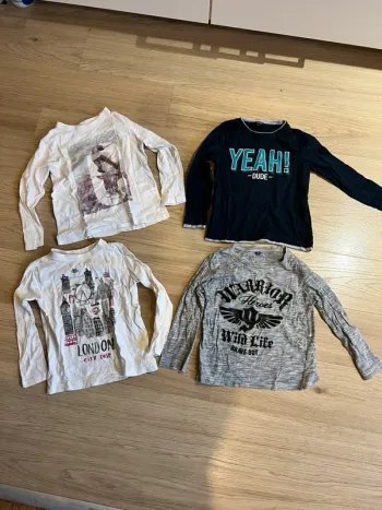 Lot de 4 T-shirt manches longues