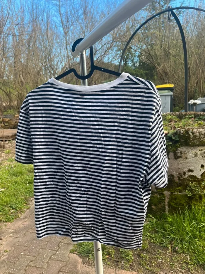 T-shirt manche courte marinière/rayé - photo numéro 3