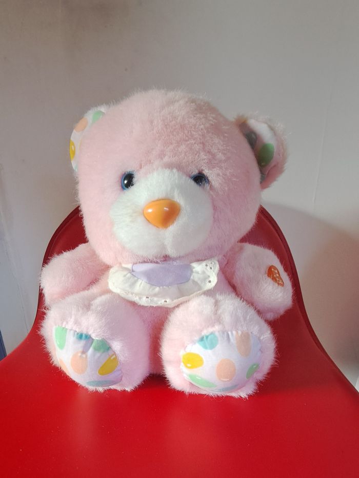 nounours rose 25 cm