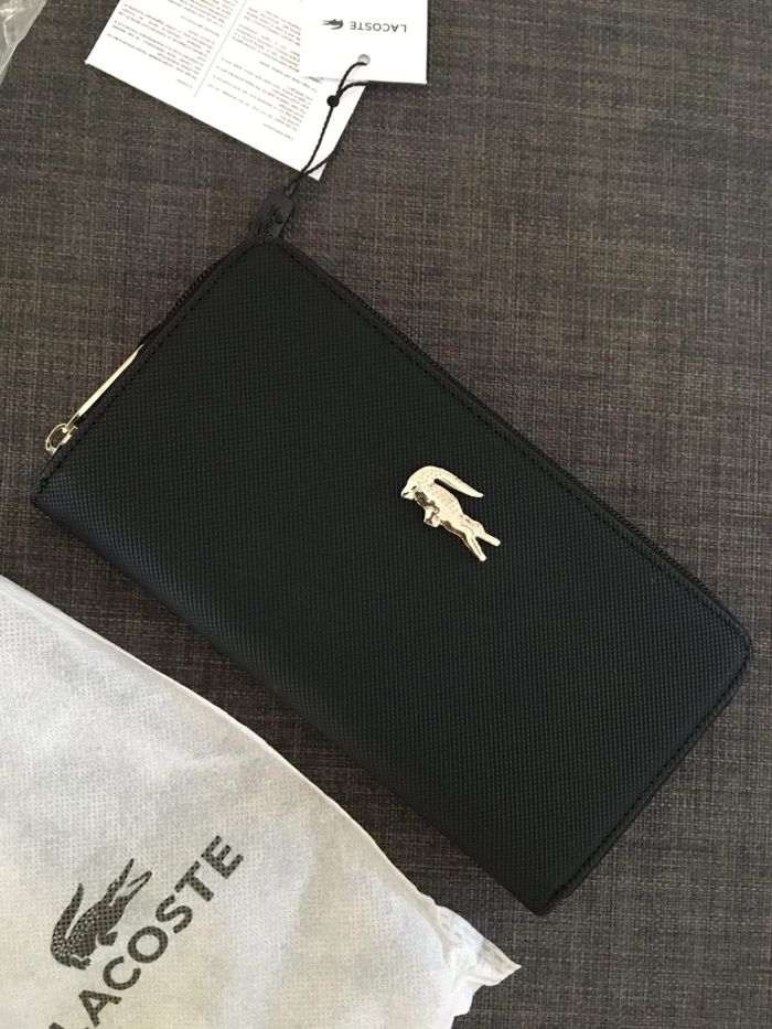 💋 portefeuille Lacoste noir neuf 💋 - photo numéro 1