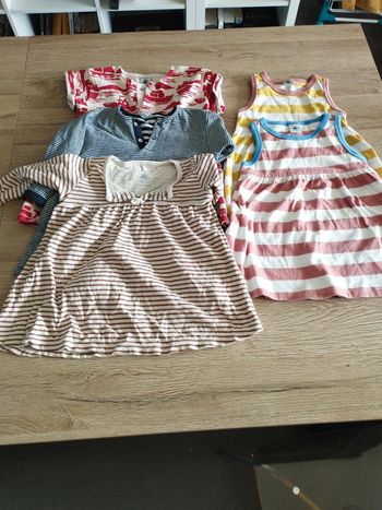 5 robes petit bateau