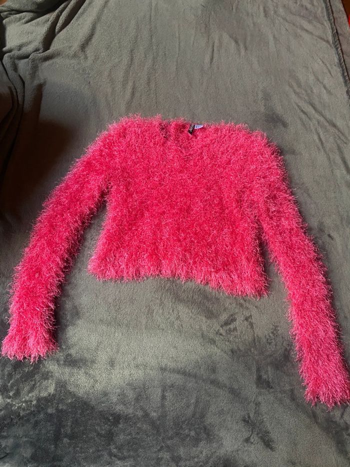 Pull court à poils fins et léger