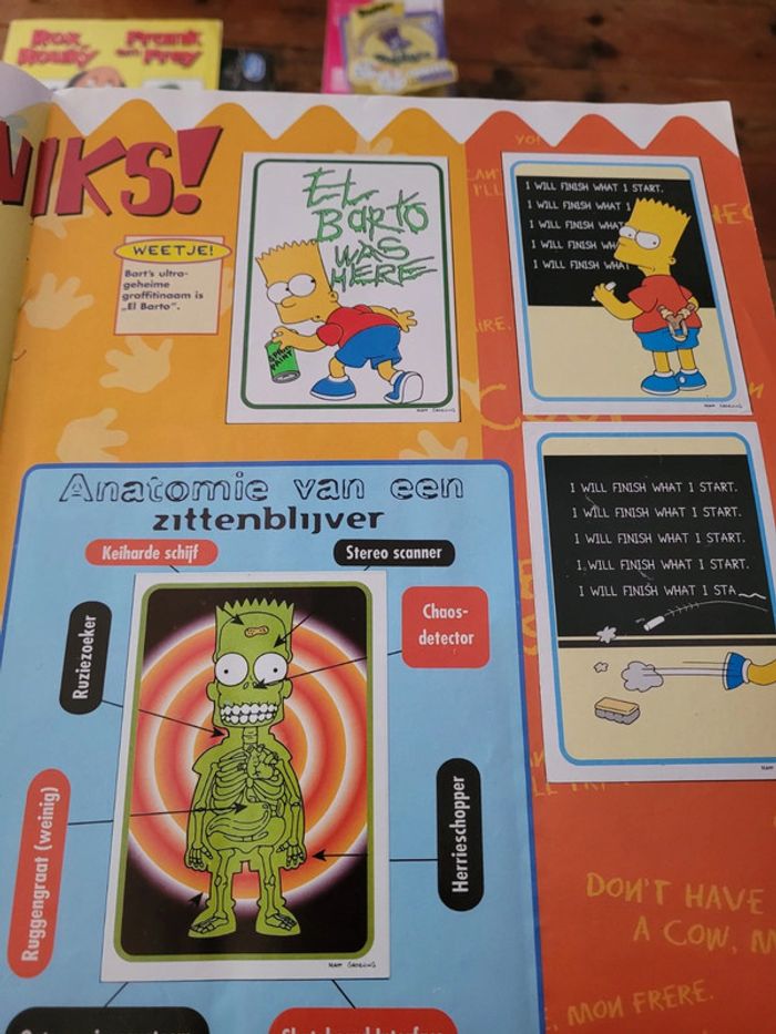 RARE Grand Album Panini Simpsons collection collector 1999 neerlandais - photo numéro 4