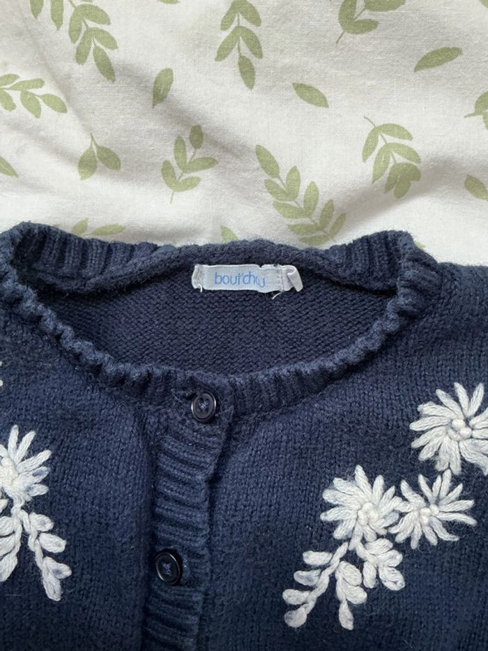gilet marine avec broderie 36 mois bout'chou - photo numéro 6