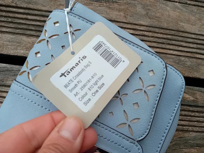 Sac bandoulière bleu/gris Tamaris neuf - photo numéro 5
