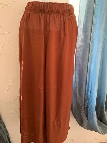 Pantalon H&M fluide jambe larges marron taille 38
