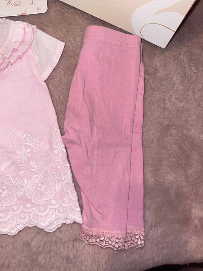 Ensemble tunique +legging 6-9m - photo numéro 3