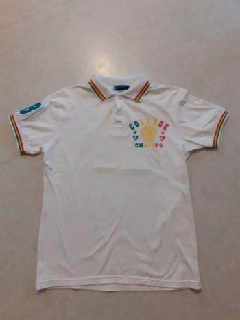 Polo blanc "College"