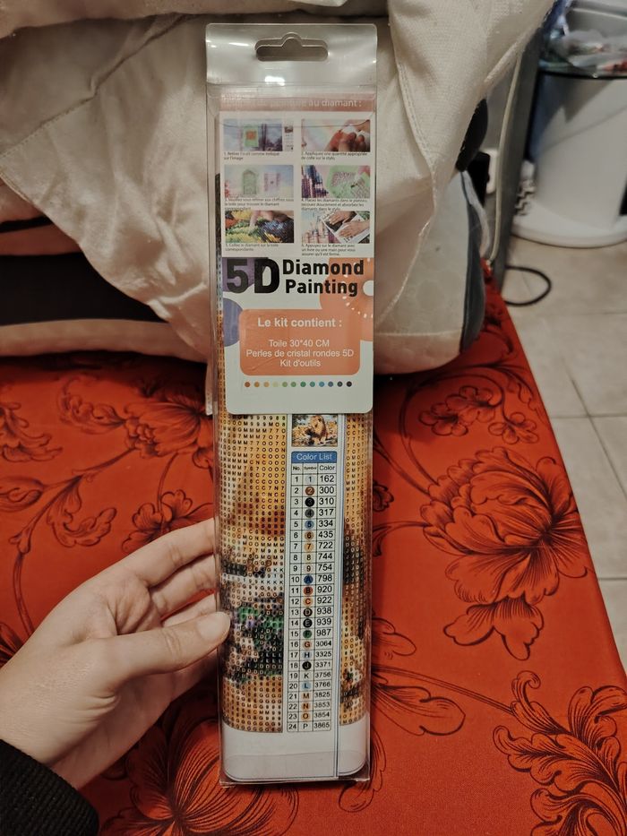 Diamond painting lion neuf - photo numéro 2