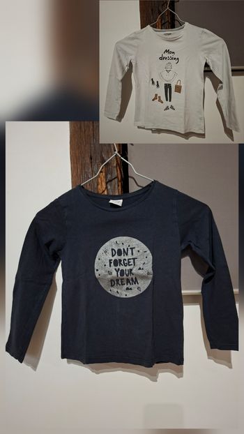 Lot tee-shirt manches longues 