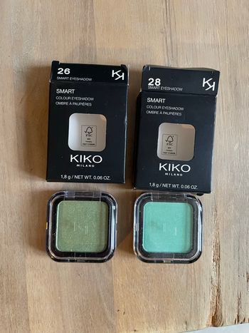 Maquillage Lot 2 fards à paupières Kiko - Teintes 26 et 28 - Neufs avec boites