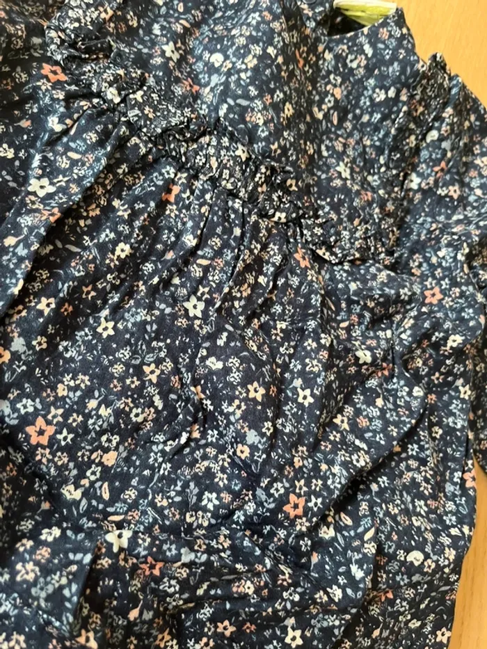 Blouse 24 mois fleurie - photo numéro 3