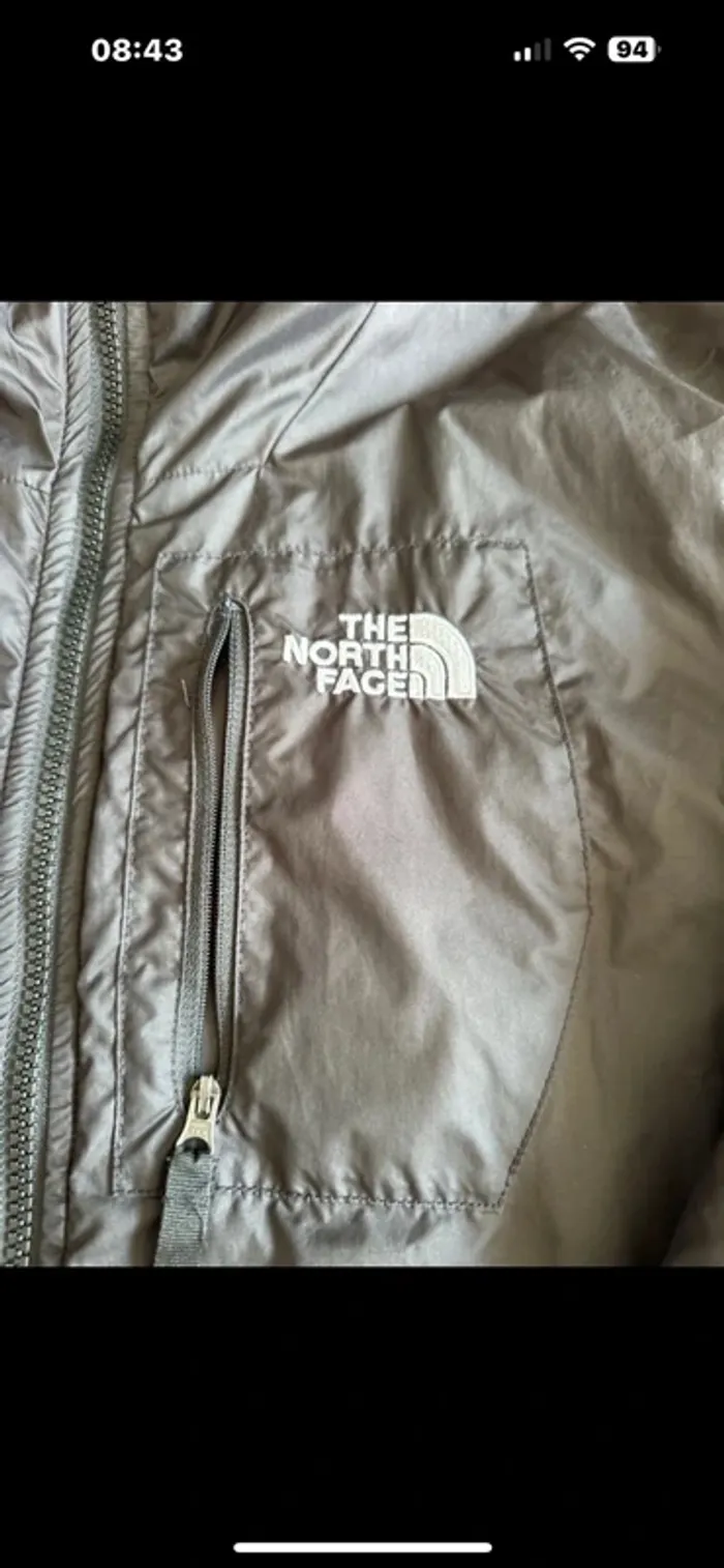 Veste doudoune the north face réversible taille XL enfants - photo numéro 3