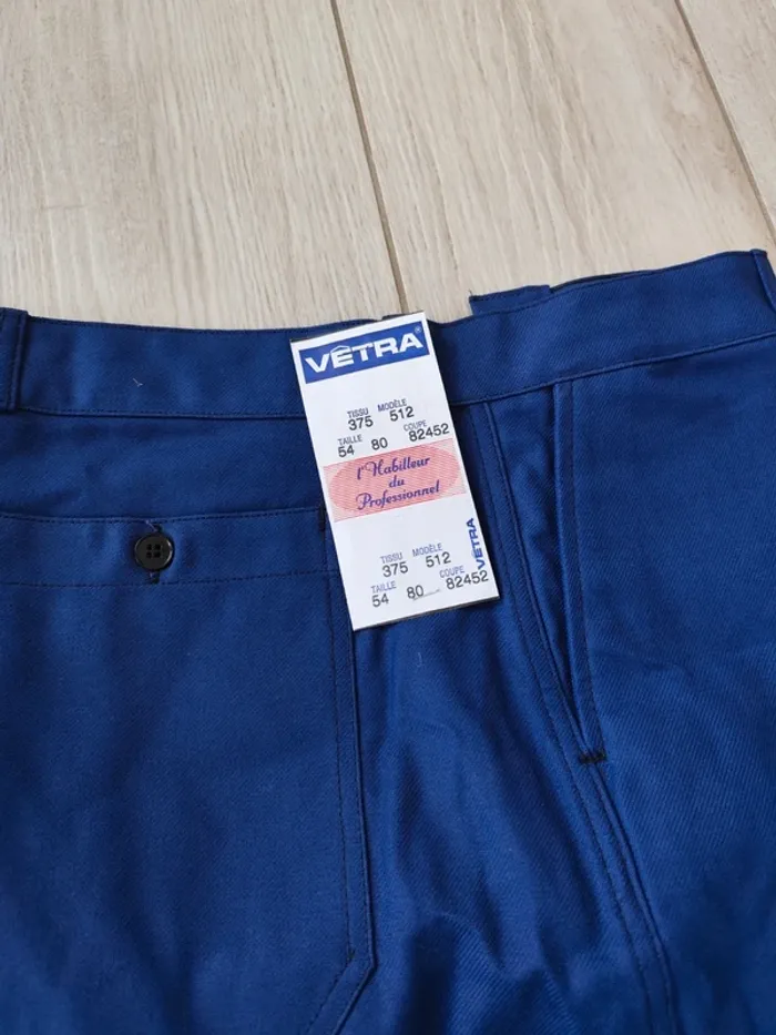 Pantalon bleu de travail - photo numéro 2