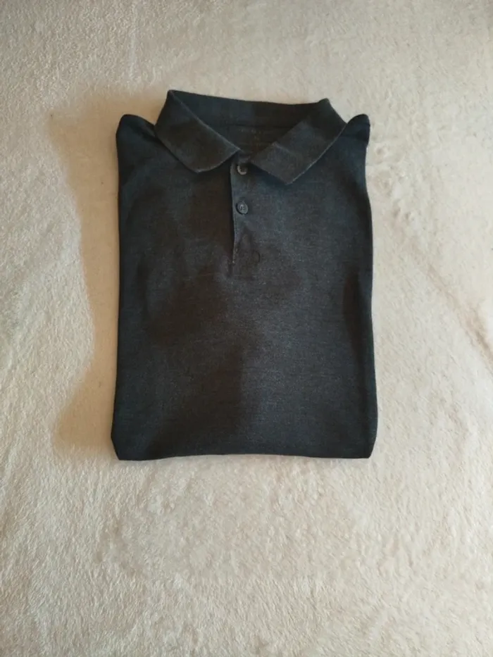 Polo homme anthracite Primark taille XL