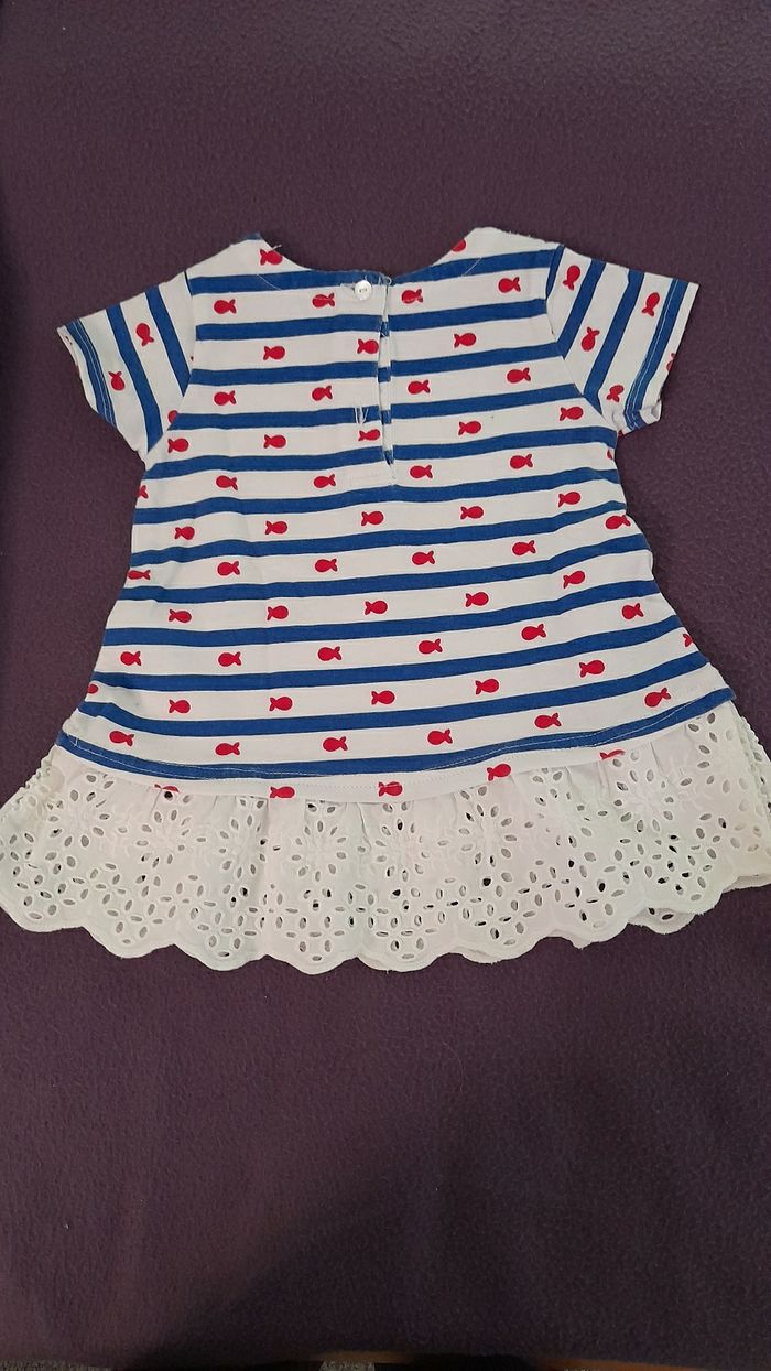 Robe manches courtes. Taille 12 mois. - photo numéro 2