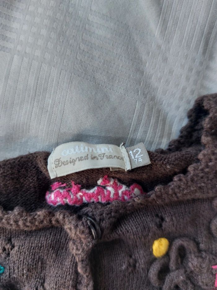 Gilet Catimini taille 12 mois / 74 cm - photo numéro 3