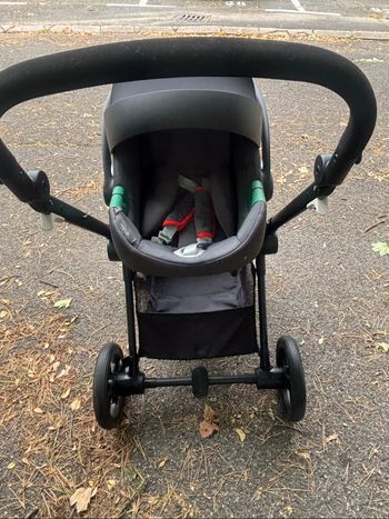 Poussette trio Cybex Gold Eos + boîte d’origine et housse de pluie cybex