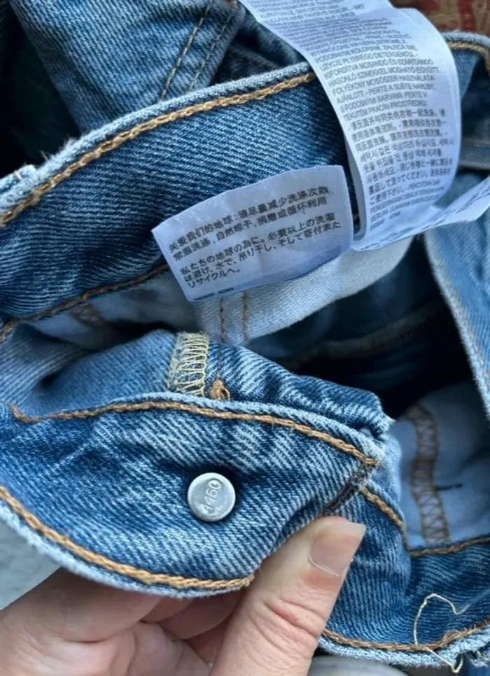 Jeans homme Levi’s 550 Relaxed fit droit large W44 (54/3XL) bleu classique y2k 2000s - photo numéro 10