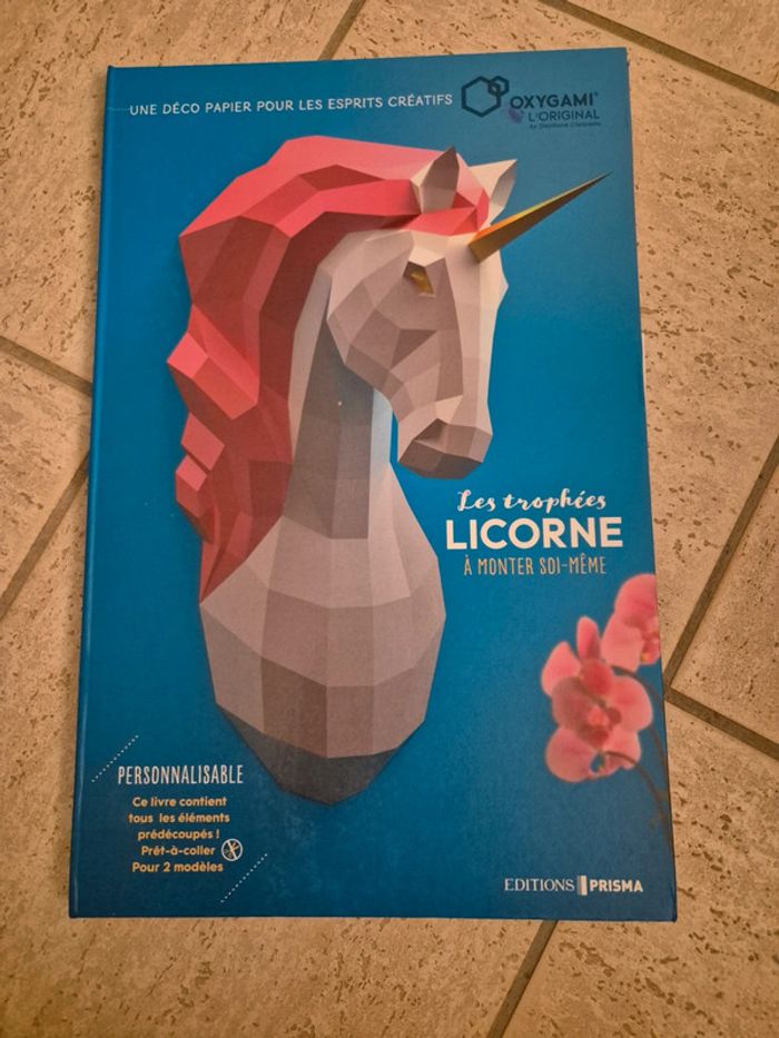 Origami licorne