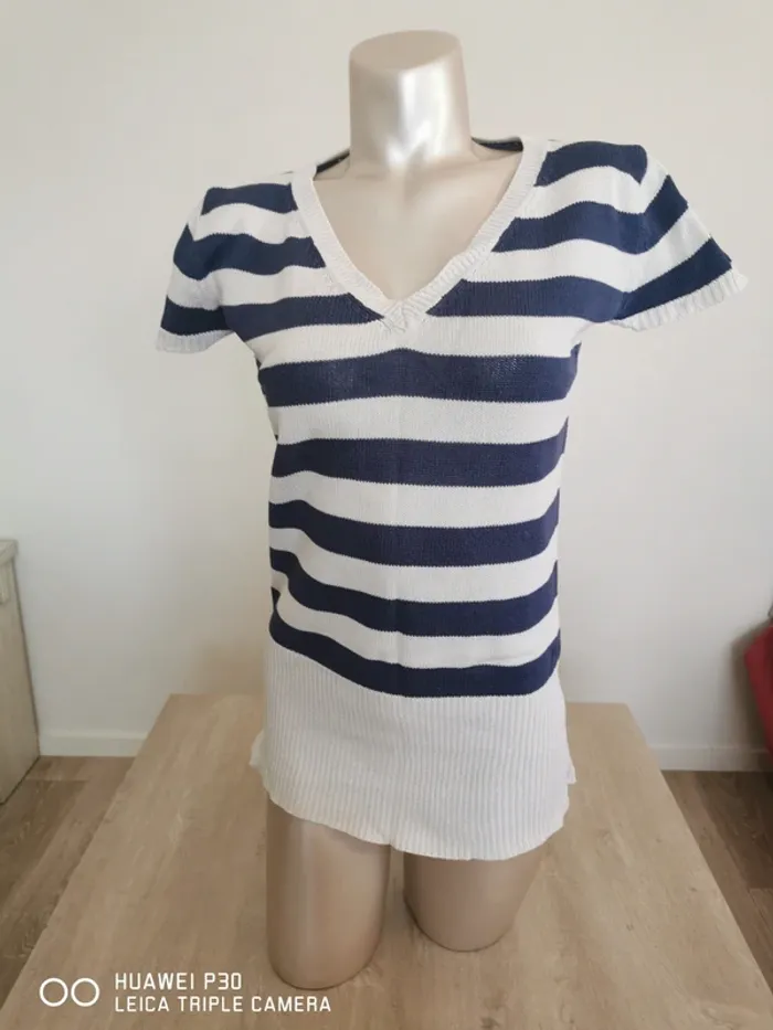 Pull manche courte